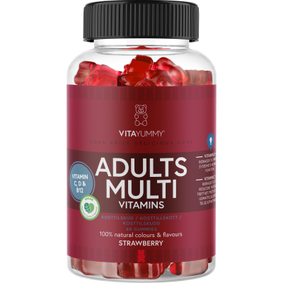 VitaYummy Adults Multi Strawberry 60 kpl